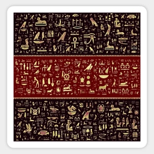 Egyptian Hieroglyphs Sticker